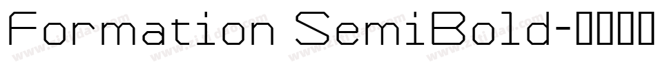 Formation SemiBold字体转换